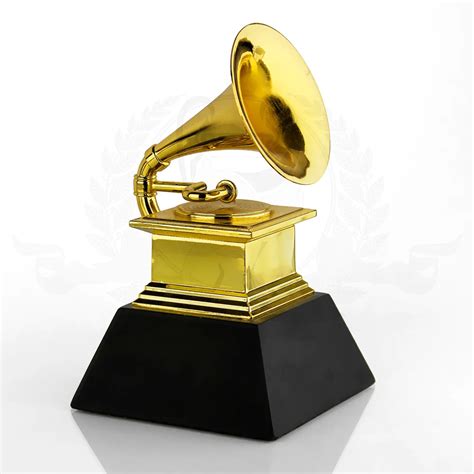 plastic grammy award trophy